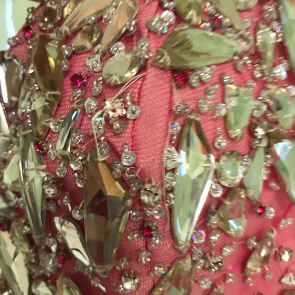 Glamour by Terani Couture Pink Prom Dress - Picture 6 of 8